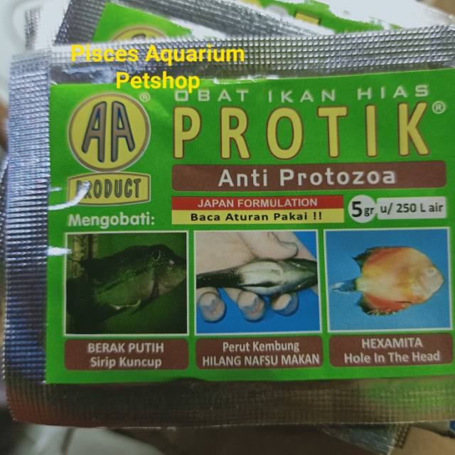 Jual Protik Anti Protozoa Obat Ikan Kembung Berak Putih Shopee Indonesia