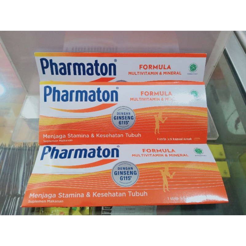 Jual PHARMATON FORMULA MULTIVITAMIN (1 STRIP ISI 5 KAPSUL LUNAK ...
