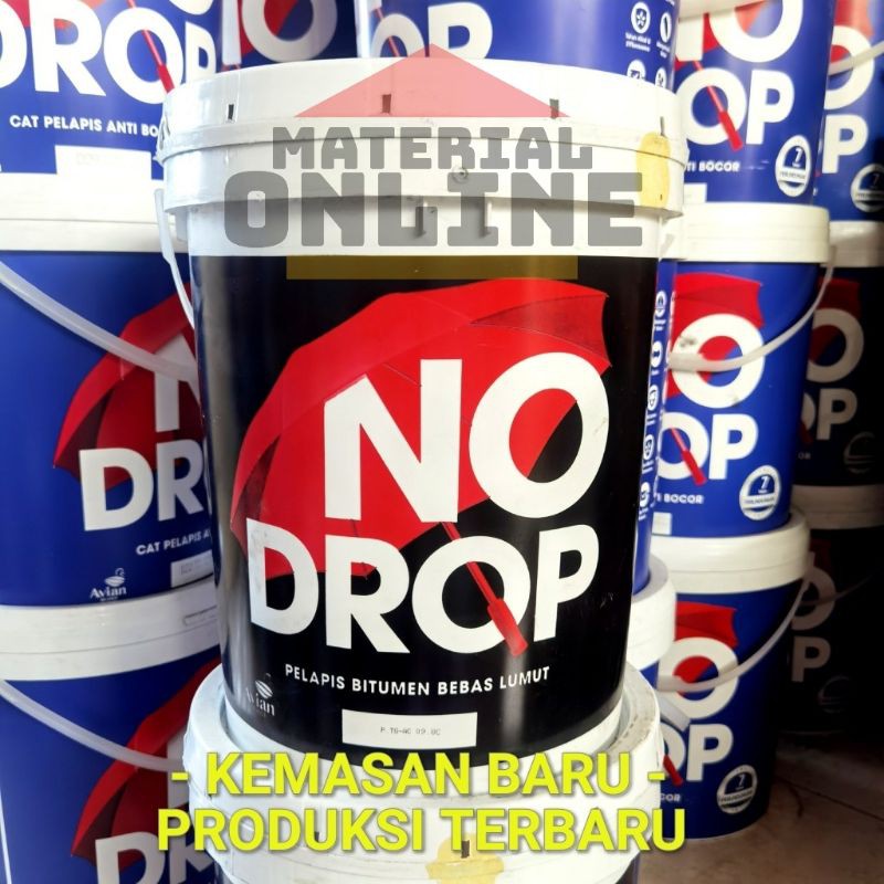 Jual No Drop Pail Cat Pelapis Anti Bocor Bitumen Black 20 Kg 20kg Nodrop Shopee Indonesia 8657