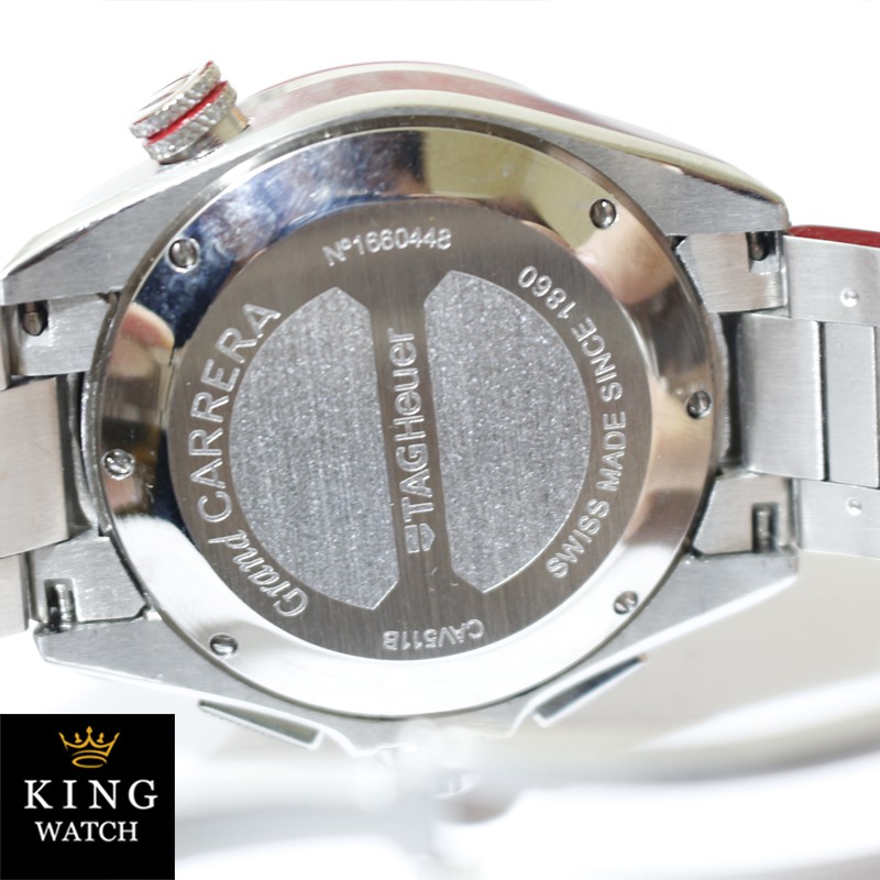 Jam Tangan Pria TAG heuer Grand Carrera Calibre 36 Stainless Silver
