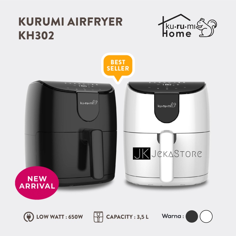 Jual Kurumi Home KH 302 Low Watt Air Fryer Shopee Indonesia