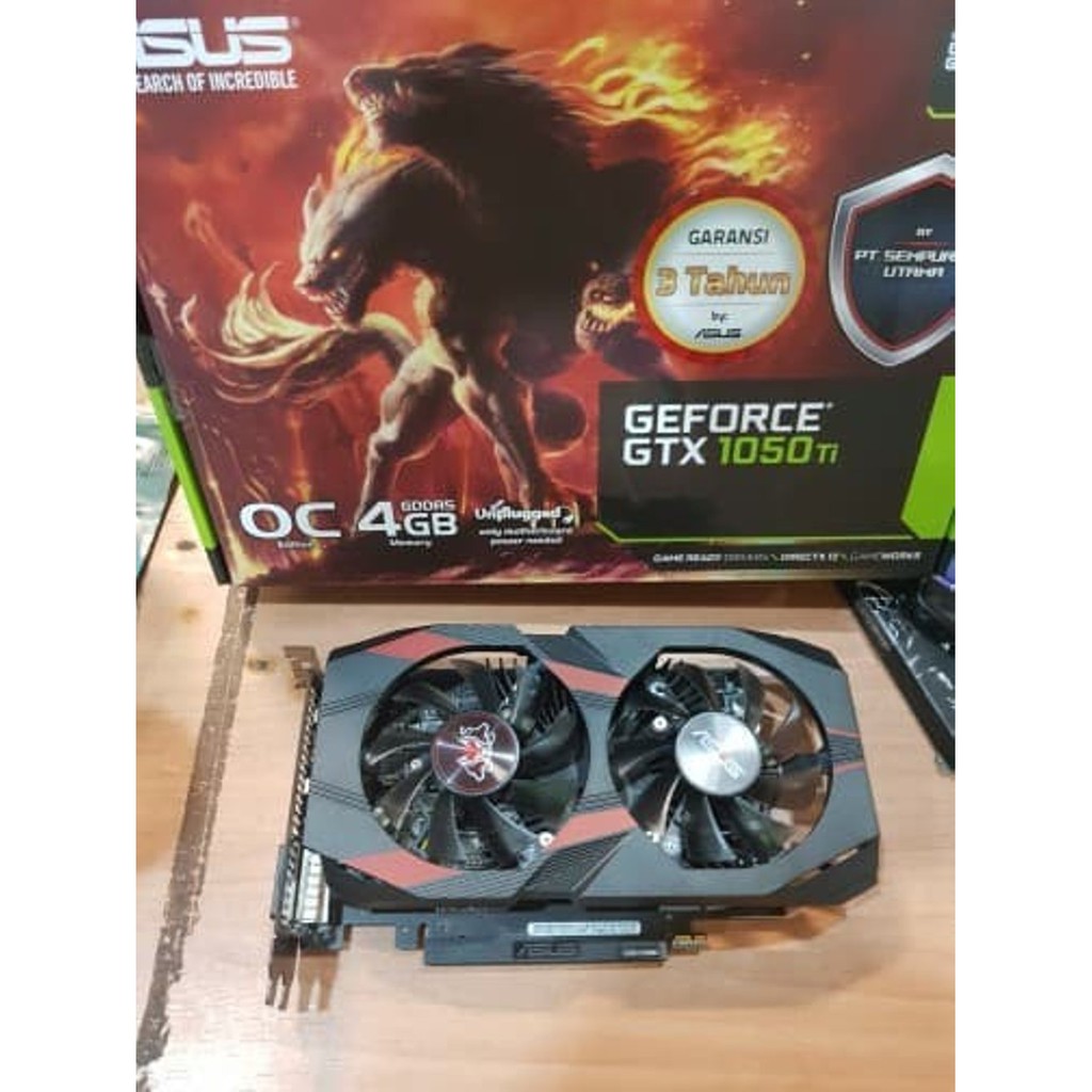 Jual Asus GTX 1050Ti Cerberus OC 4GB Dual Fan DDR5 Limited | Shopee ...