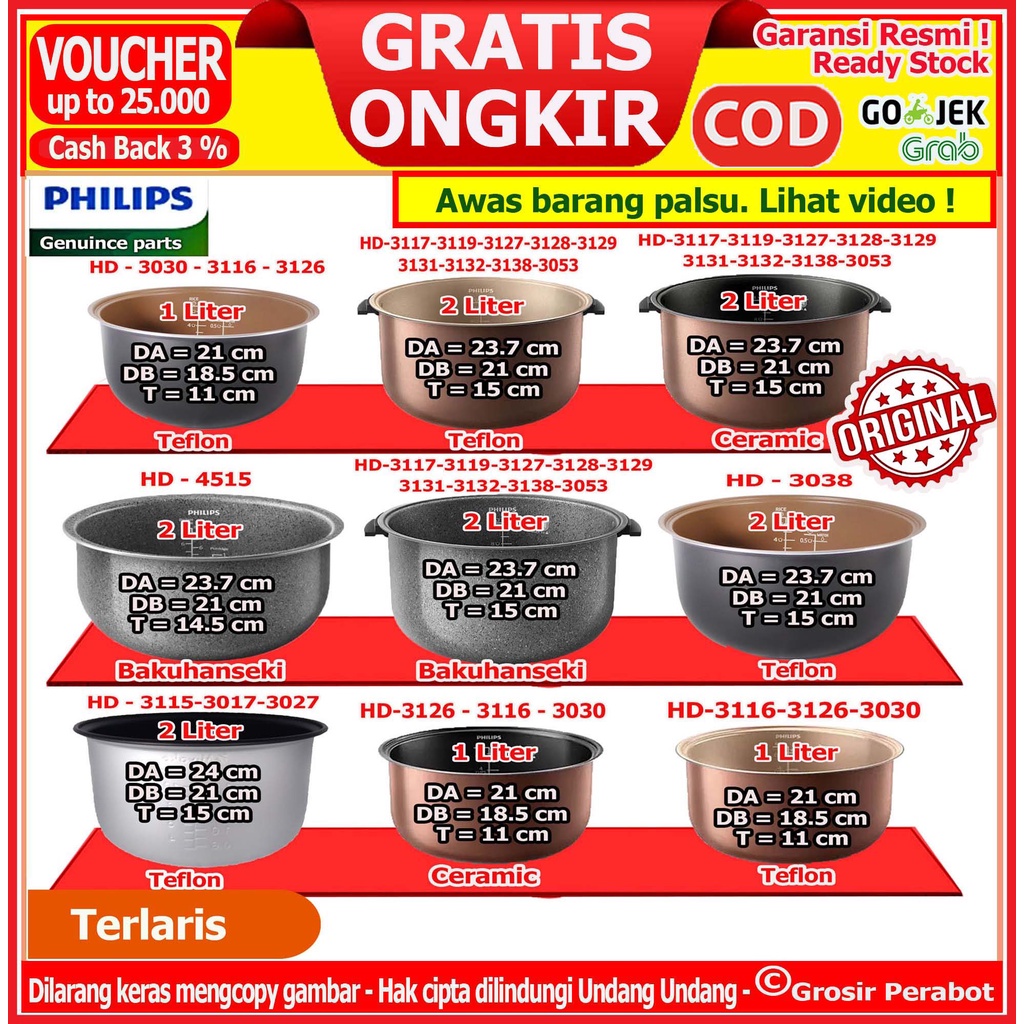 Jual Panci Rice Cooker Philips Panci Magicom Philips Panci Magic Com ...
