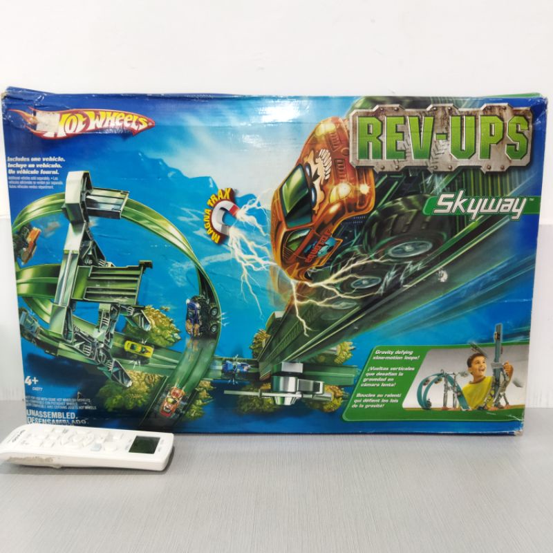 Jual ori original hw hot wheels hotwheels rev ups skyway track set ...
