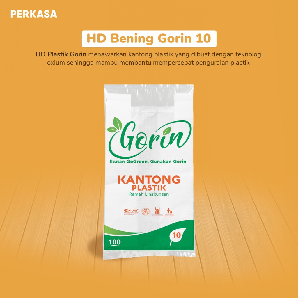 Jual Kantong Kresek Bening Gorin Uk Plastik Ramah Lingkungan Oxium Kresek Juice Cup