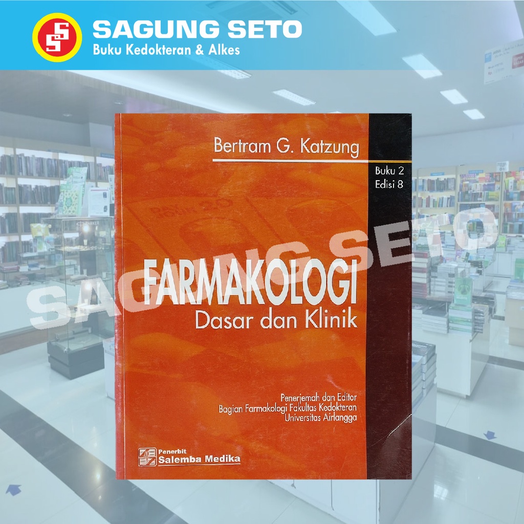 Jual FARMAKOLOGI DASAR DAN KLINIK BUKU 2 EDISI 8 KATZUNG | Shopee Indonesia