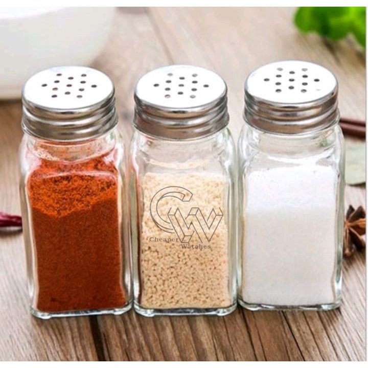 Jual Cheaper-Tempat Bumbu Garam Merica Lada Cabe Rempah Botol Kaca ...