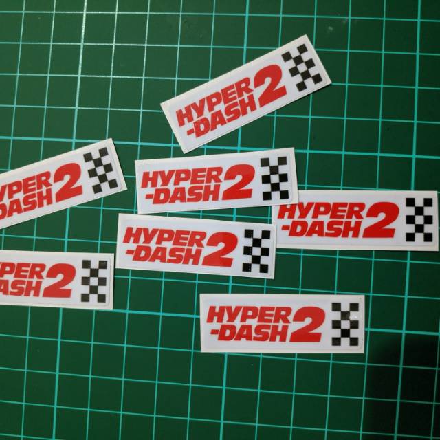 Jual Sticker Hyper Dash 2 Tamiya Mini 4wd | Shopee Indonesia