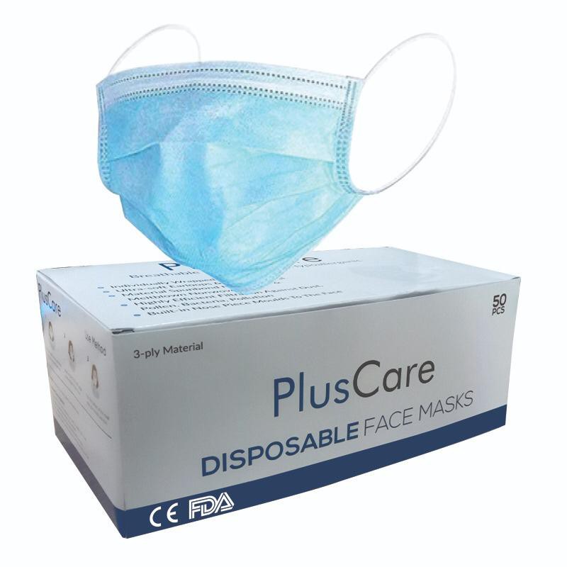 Jual Plus Care Disposable Face Mask 3ply | Shopee Indonesia