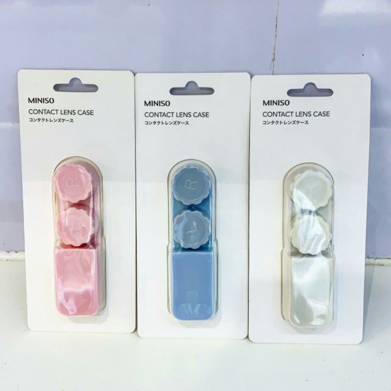 Jual MINISO CONTACT LENS CASE (KOTAK SOFTLENS) Shopee Indonesia