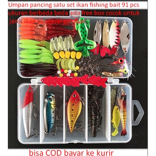 Umpan Pancing Ikan Satu Set Casting Gabus Fishing Bait Kit
