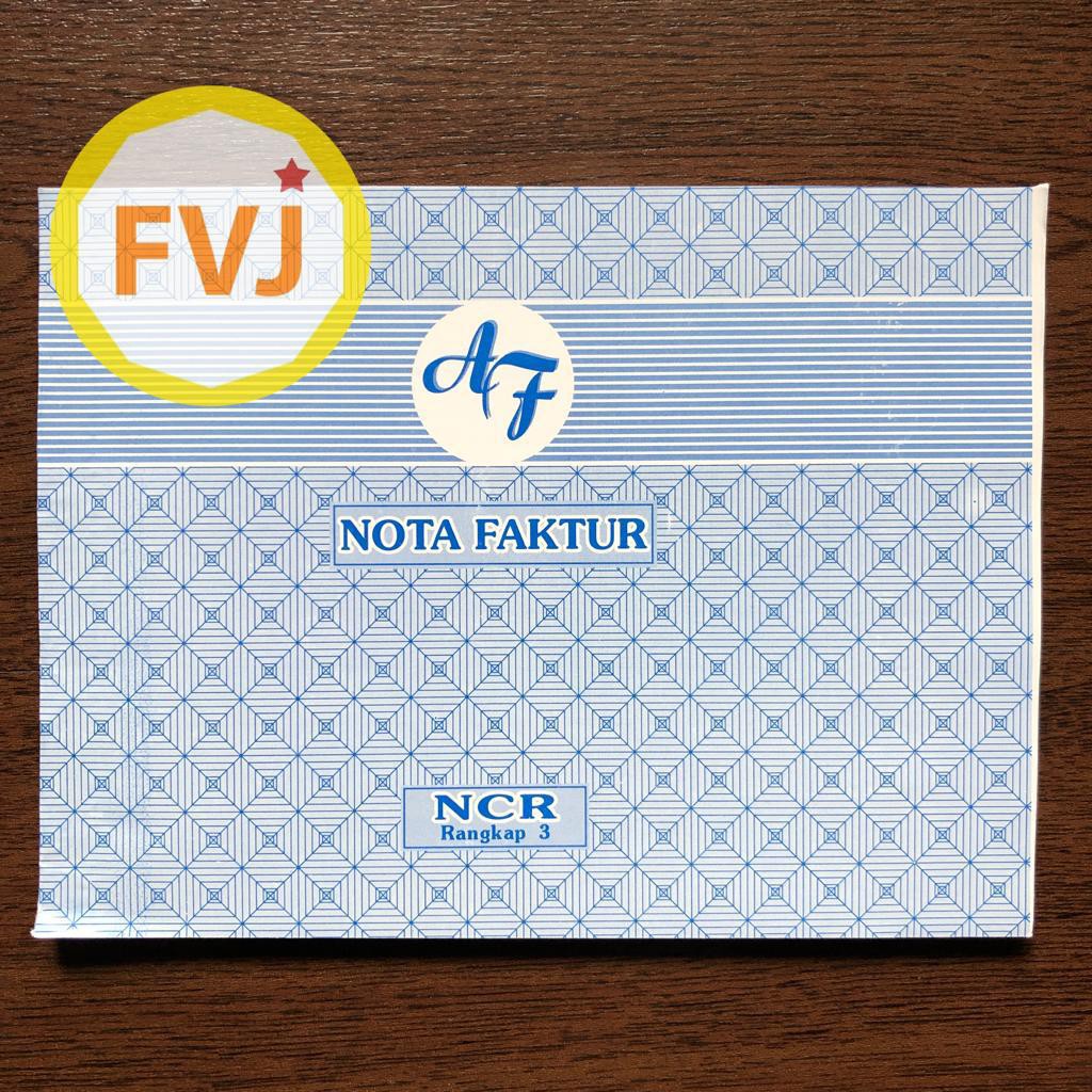 Jual 1pak 10 Buku Nota Faktur Besar 3 Ply Ncr Faktur Rangkap 3 Af