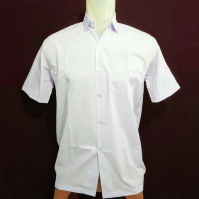 Jual Baju Seragam Sekolah Polos Kemeja Putih Lengan Pendek Tingkat Sd