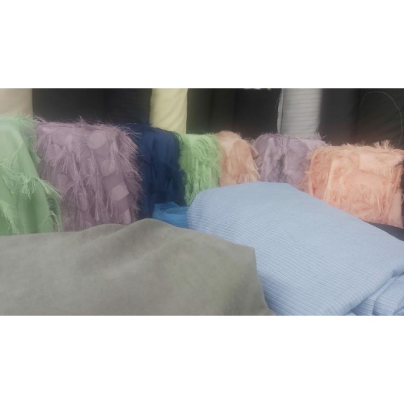 Jual Kain Rubiah Organza Bulu Ready Shopee Indonesia