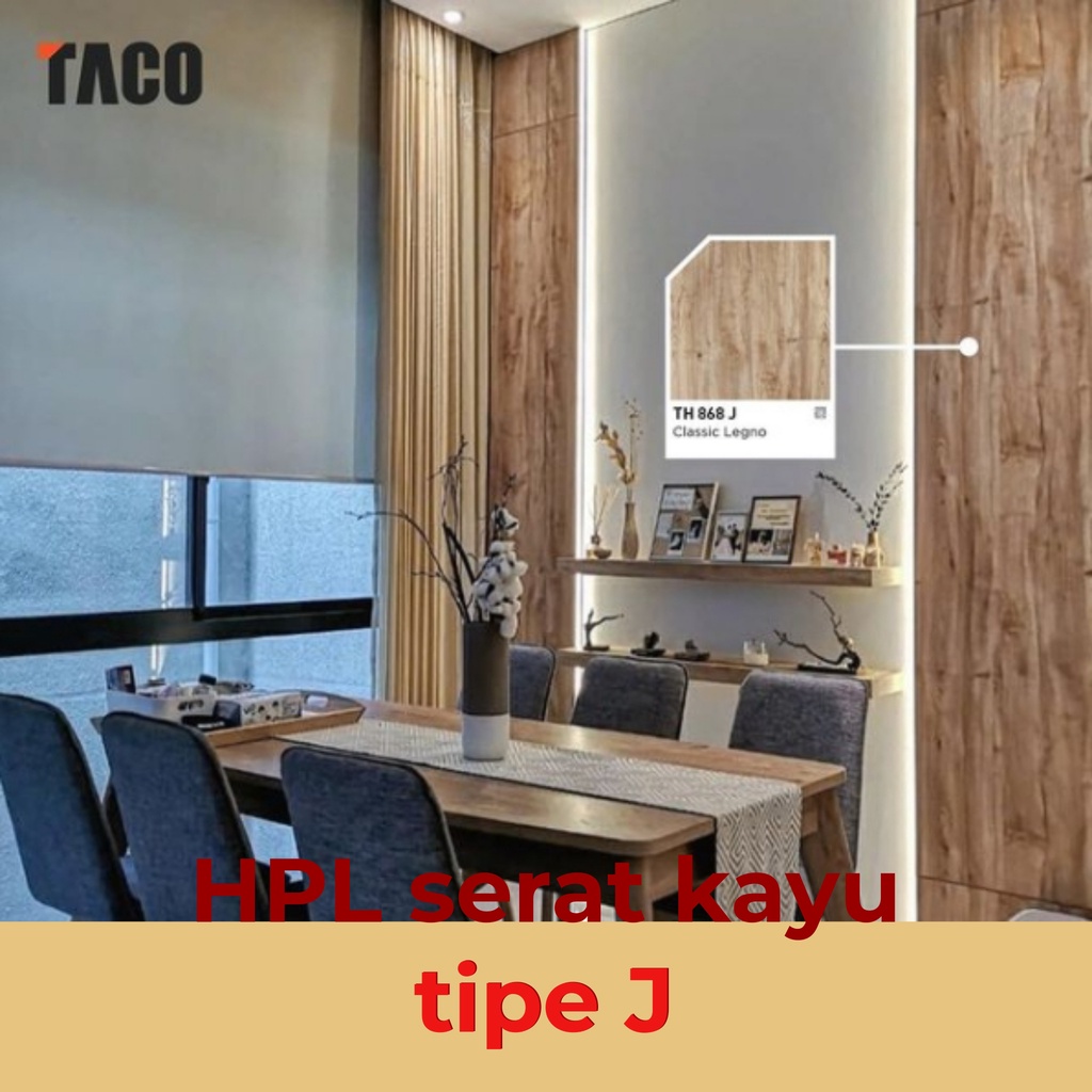 Jual TACO HPL Woodgrain Serat Kayu Kode J | Shopee Indonesia