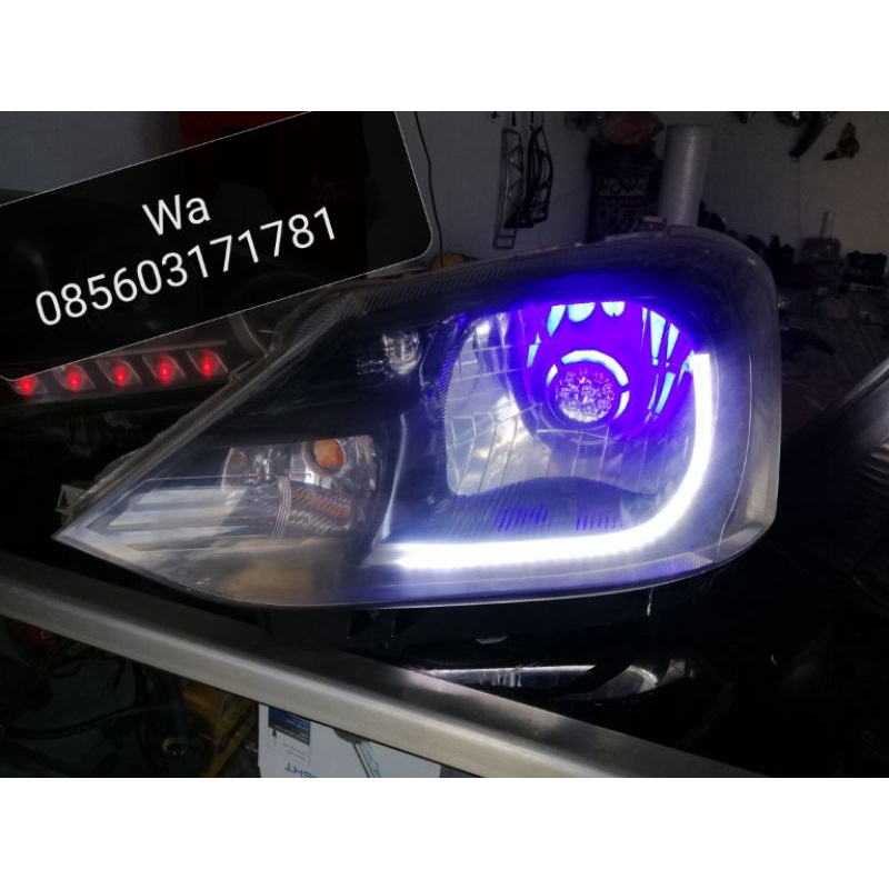 Jual Head Lamp Lampu Depan Etios Original Variasi Custem Led Satu Set Shopee Indonesia