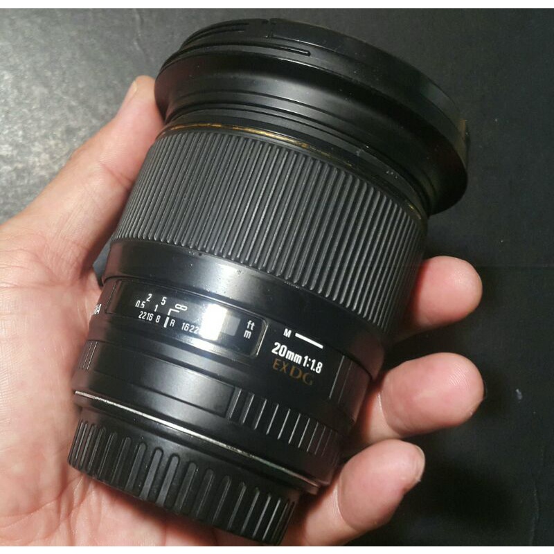 SIGMA EX DG 20mm F1.8 Canon用 - レンズ(単焦点)