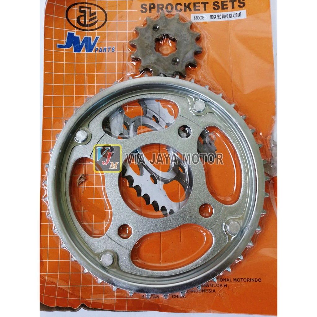 Jual VJM PROMO MURAH GIR SET GEAR PAKET DEPAN DAN BELAKANG MEGAPRO NEW