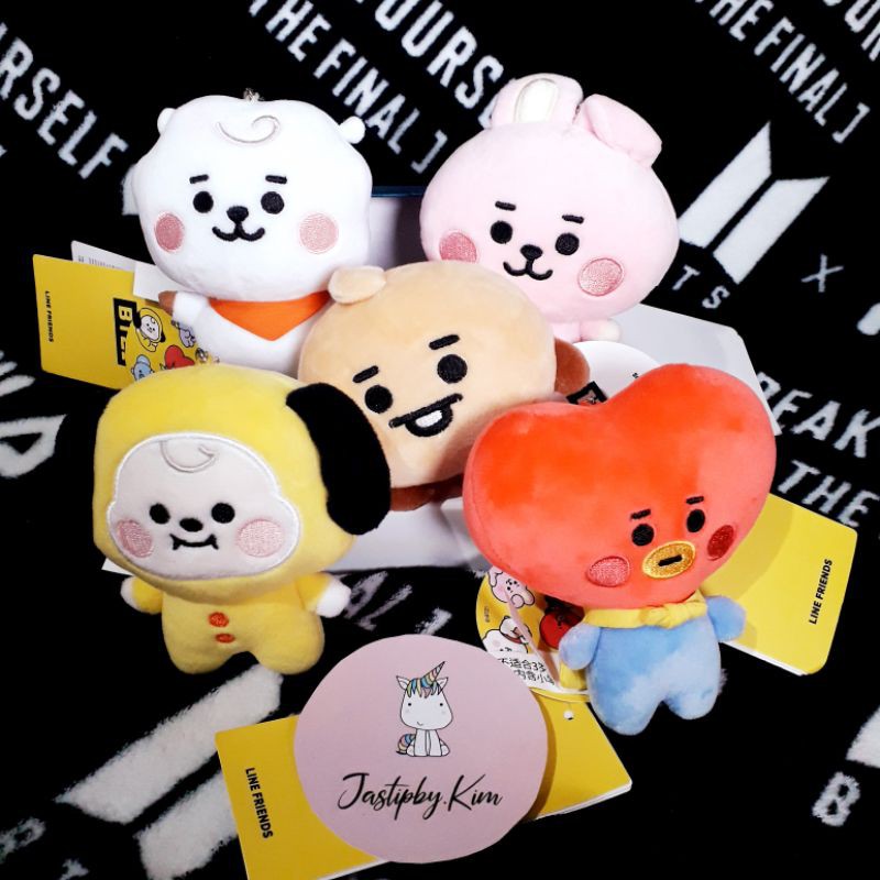 Jual OFFICIAL BAG CHARM PLUSH DOLL BABY BT21 Chimmy Tata RJ Cooky Mang ...
