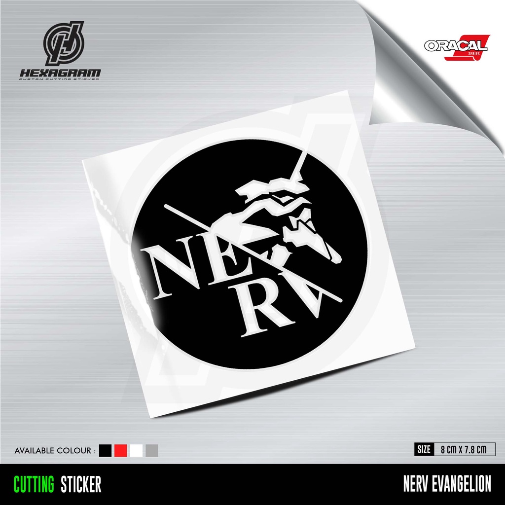 Jual Cutting Sticker Anime NERV EVANGELION | Stiker NERV EVANGELION ...