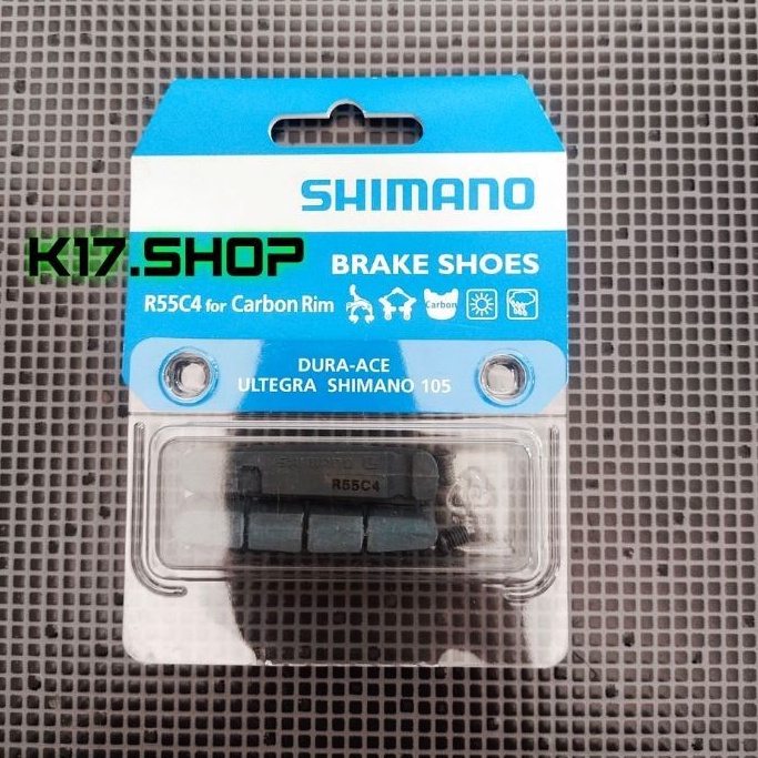 Pastiglia Freno Shimano Dura Ace R55C4 Per Cerchio In Carbonio Y 8l2 98070 Coppia Br 9000 9010 7900 7800