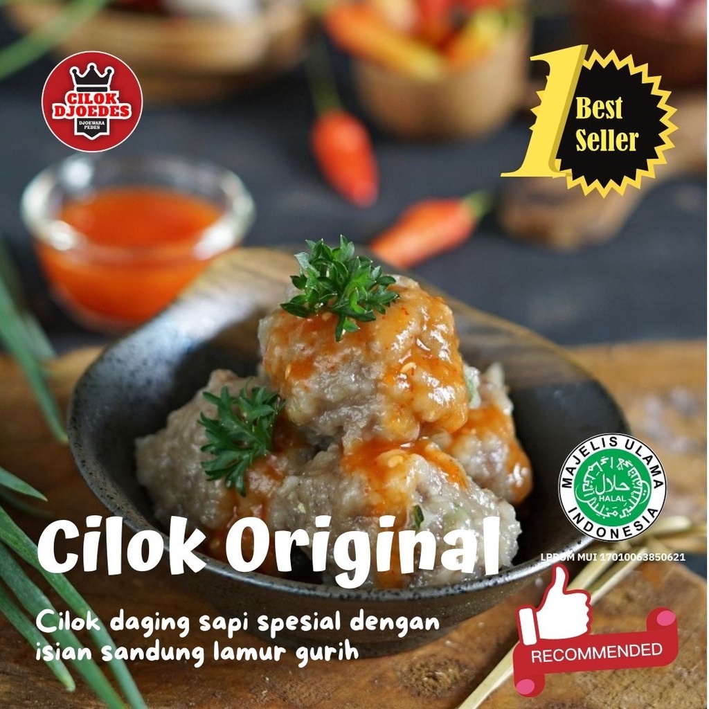 Jual Cilok Bumbu Djoedes Cilok Djoedes Rasa Original isi 10butir ...