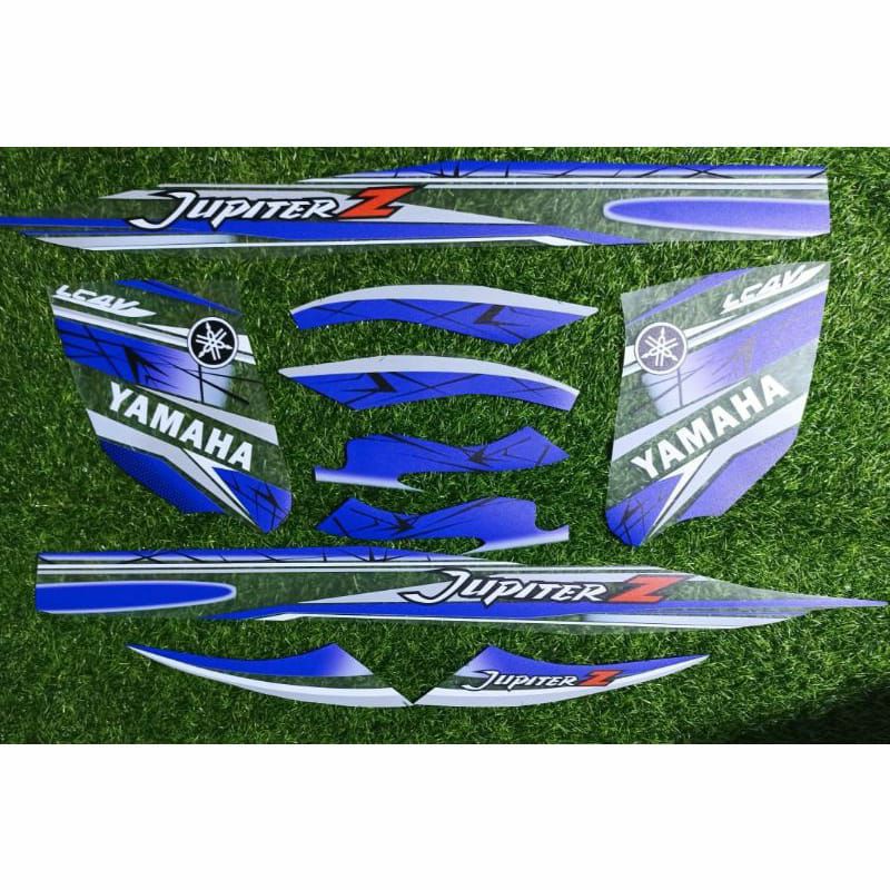 Jual Striping Jupiter Z Burung Hantu Transparan Custom List Biru