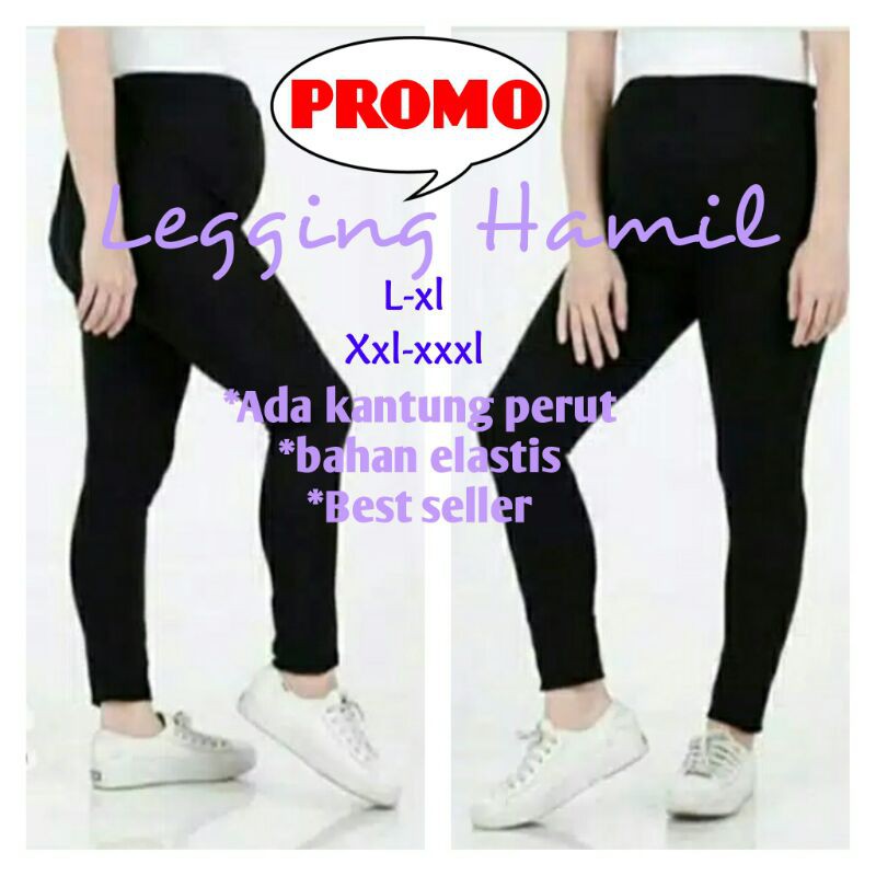 Celana Legging Hamil Jumbo Standar Nyaman