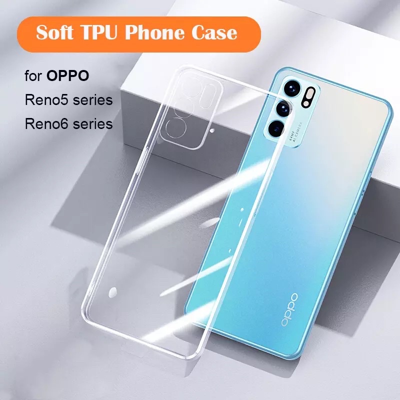 Jual Sotf Case Bening Oppo A17 A17k A77s A57 A16 A16e A16k A15 A15s A54 A55 A74 A76 A95 A96 Reno