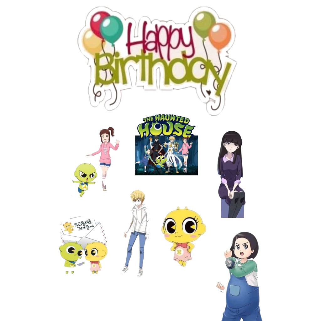 Jual TOPPER CAKE CUSTOM TOPPER ULANG TAHUN / HIASAN KUE SHINBI HOUSE ...