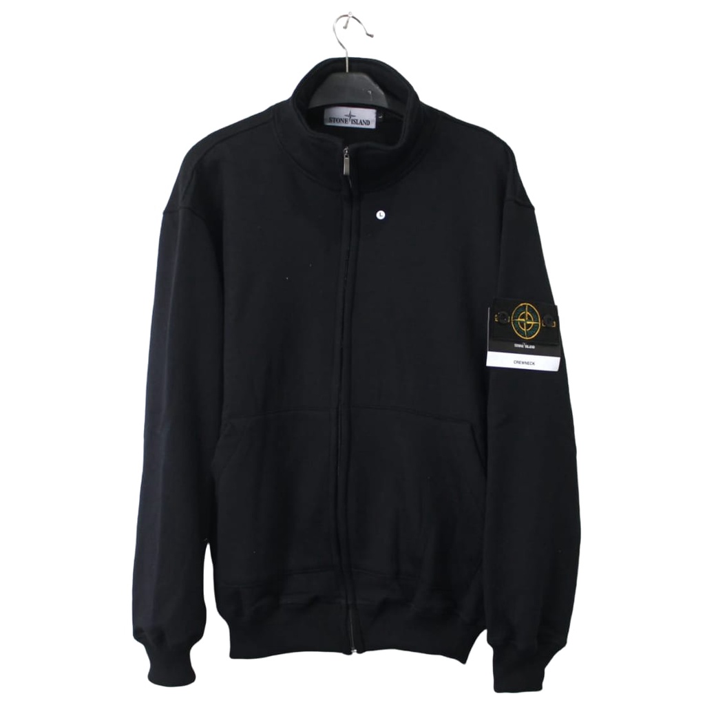 Stone island hoodie clearance zipper