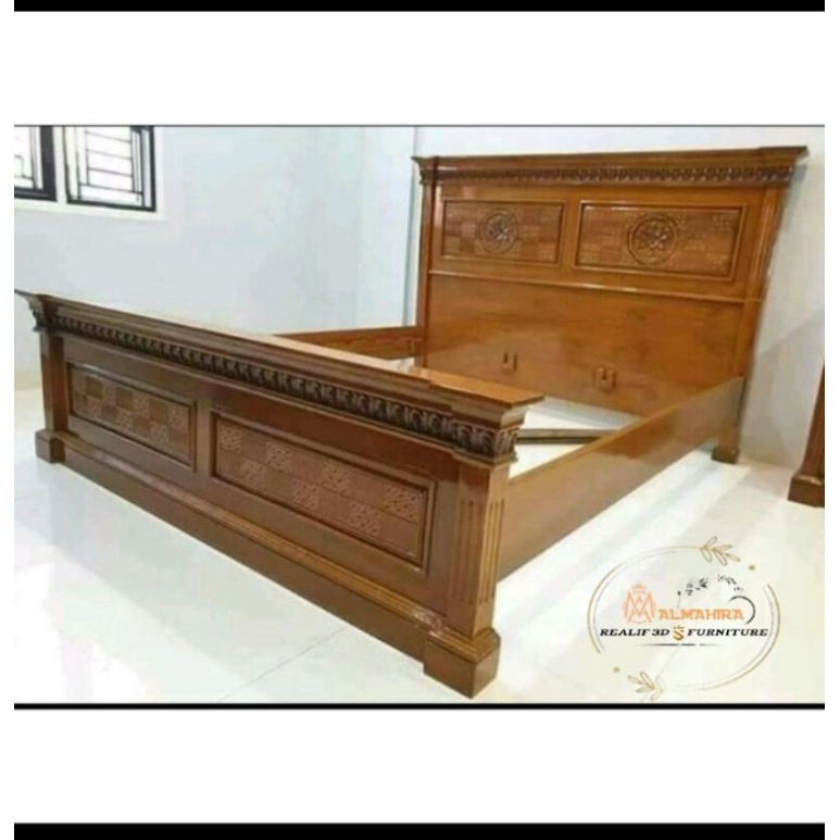 Jual Divan Tempat Tidur / Dipan Ranjang Tempat Tidur Minimalis Jati ...