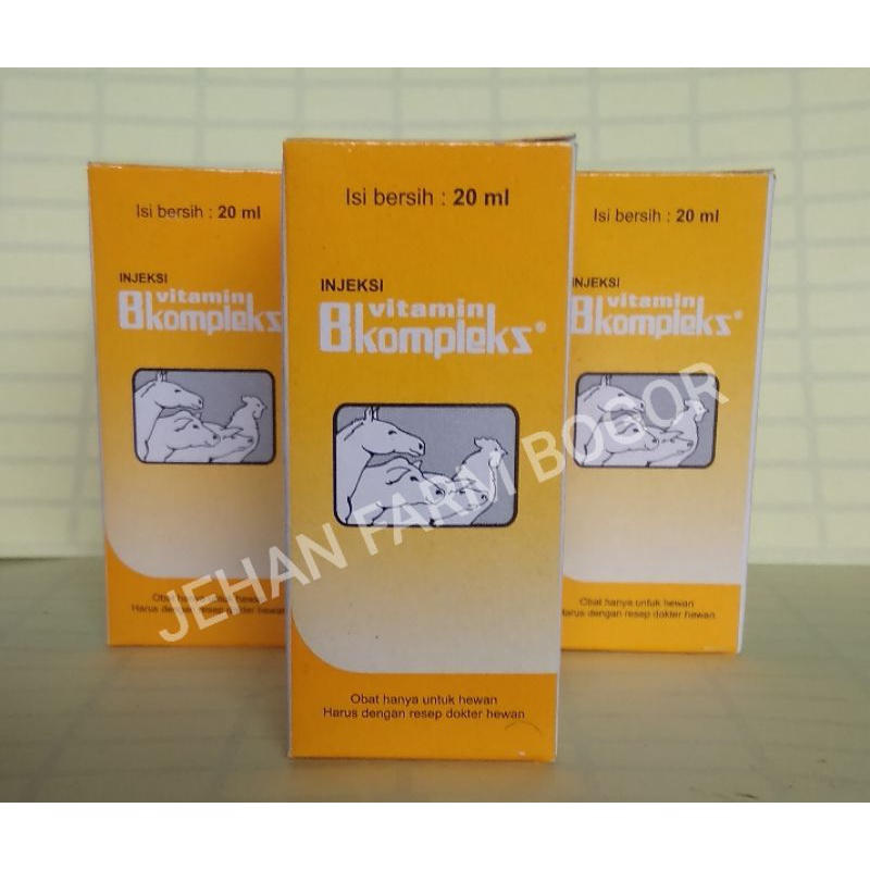 Jual B KOMPLEKS 20ML/VITAMIN B KOMPLEKS 20 ML/INJEKSI VITAMIN B ...