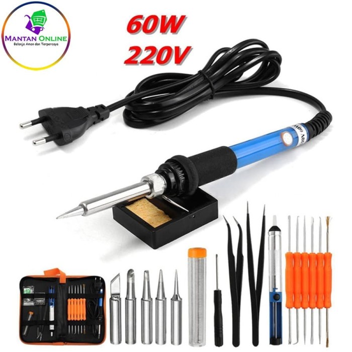 Jual Soldering Set Peralatan Solder Kit 7 In 1 60W 220V Temperature ...