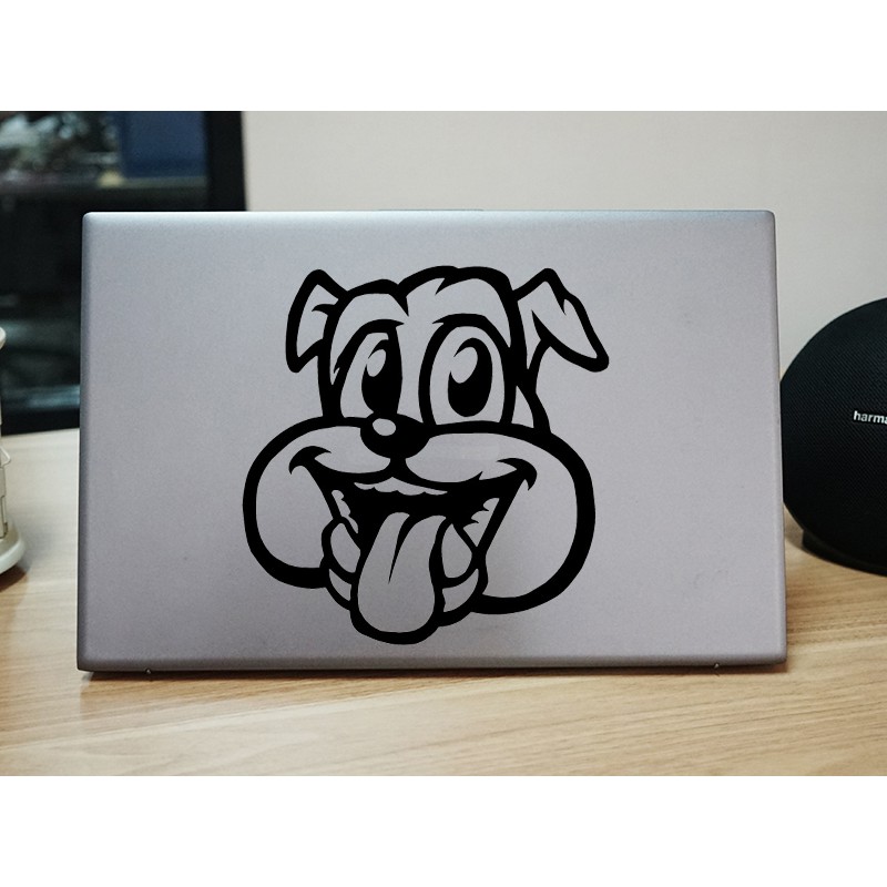 Jual stiker laptop dog 8 custom cutting stiker | Shopee Indonesia