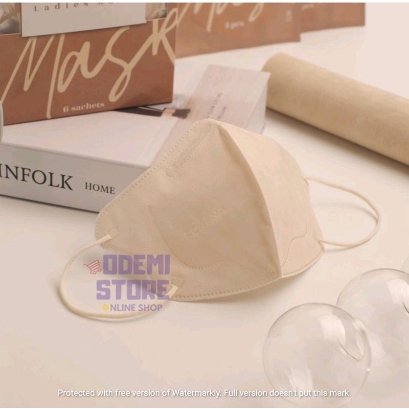 Jual POKANA 3D 4 PLY EARLOOP ICON MASK MEDICAL 1 BOX ISI 12 PCS ...