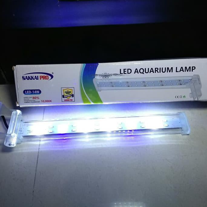 Jual Lampu Led Jepit Aquascape Aquarium Crystal Sakkai Pro Watt