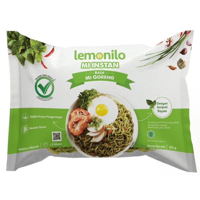 Jual Lemonilo Mie Instan Sehat | Rasa Mie Goreng | Shopee Indonesia