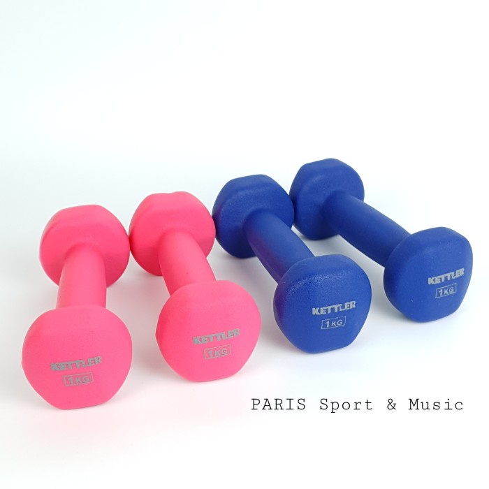 Jual Dumbell Neoprene KETTLER 2kg/pair (2 X 1kg) | Shopee Indonesia