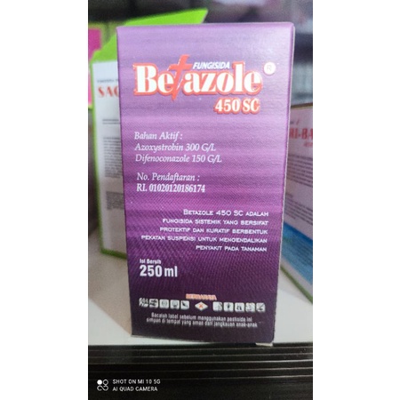 Jual BETAZOLE 250ML FUNGISIDA DOUBLE BAHAN AKTIF 450SC Mengendalikan 