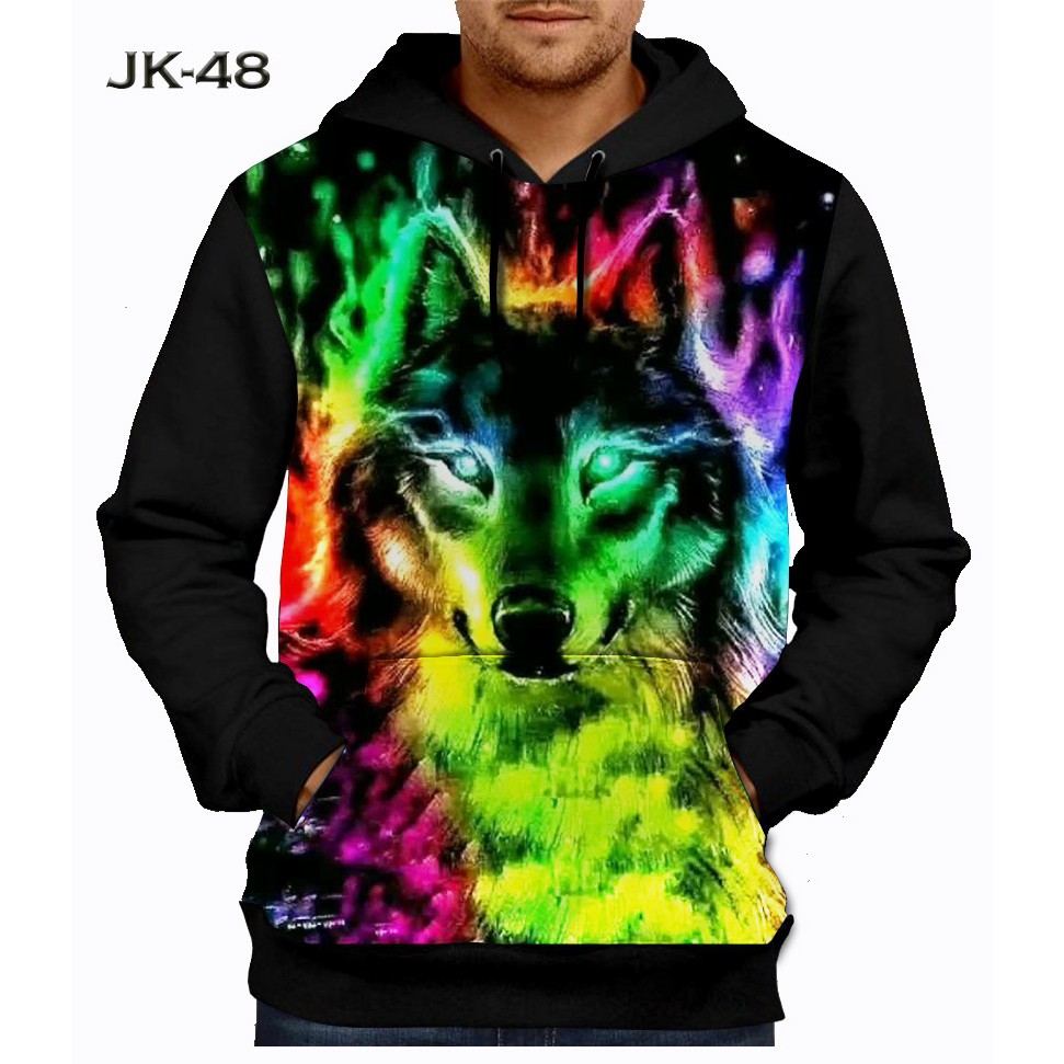 Jaket hoodie outlet wolf