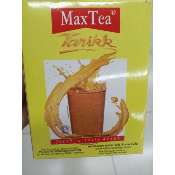 Jual Max Tea Teh Tarik S G Shopee Indonesia