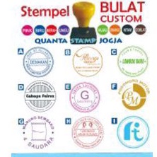 Jual Stempel Bulat atau kotak Custom | Shopee Indonesia