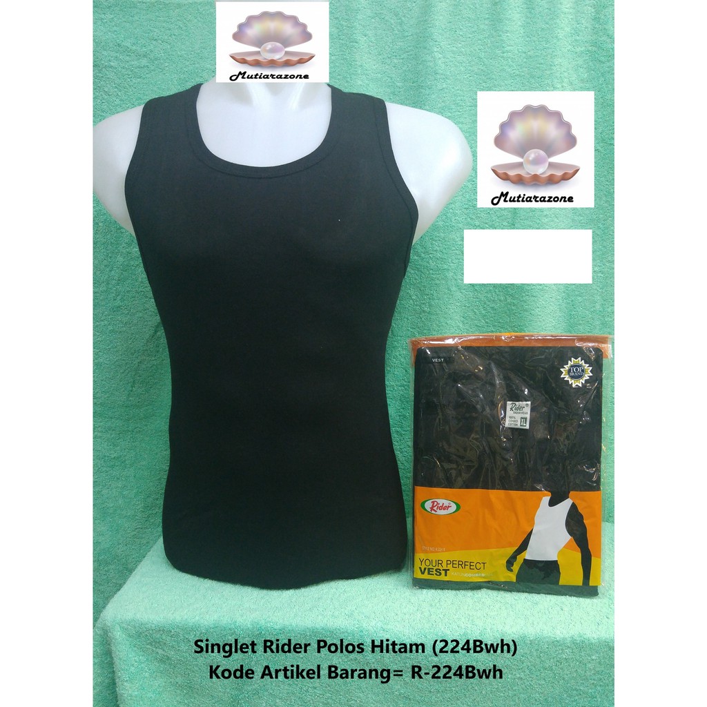 Jual Singlet Rider 224 Hitam/Abu | Shopee Indonesia