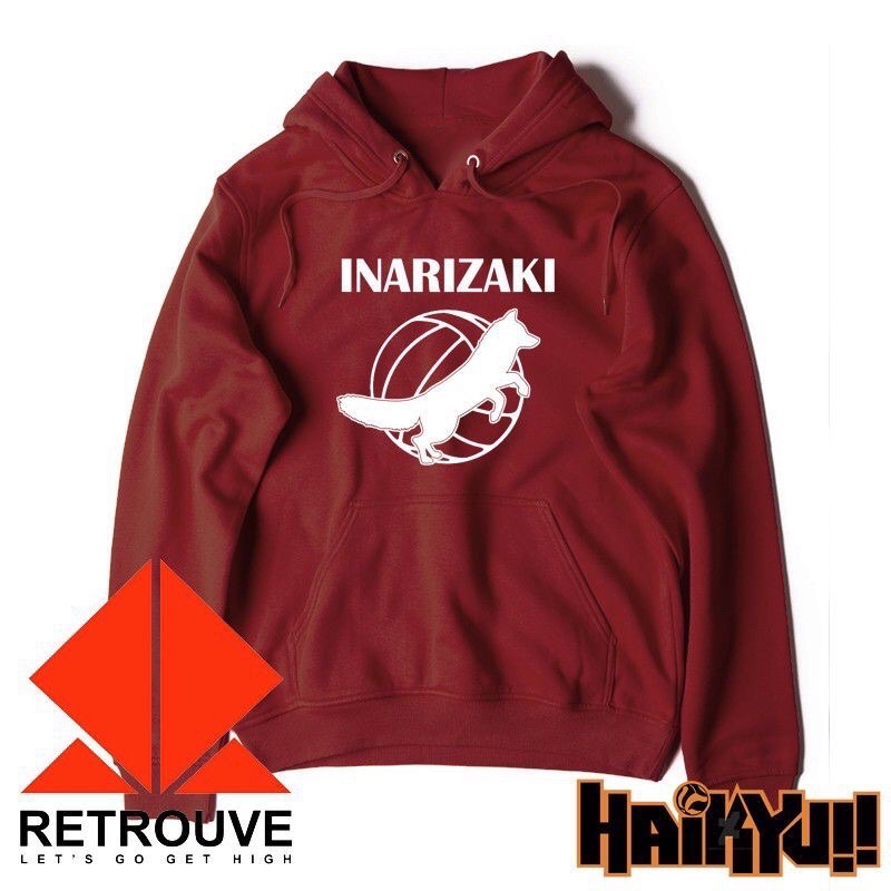 Jual JAKET SWEATER HOODIE INARIZAKI HAIKYUU Shopee Indonesia