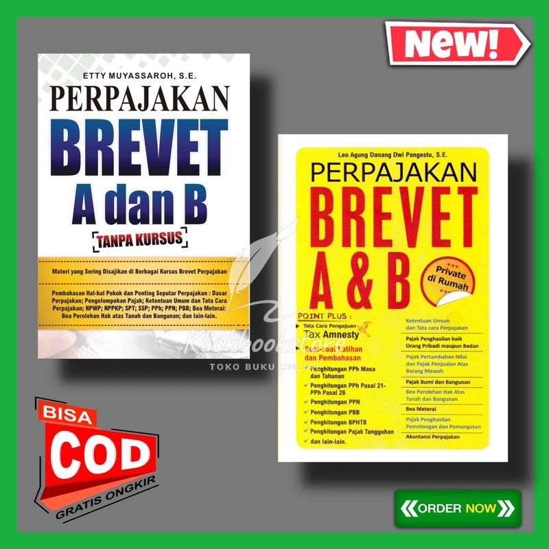 Jual #Perpajakan Brevet A Dan B (Point Plus) & Perpajakan Brevet A Dan ...