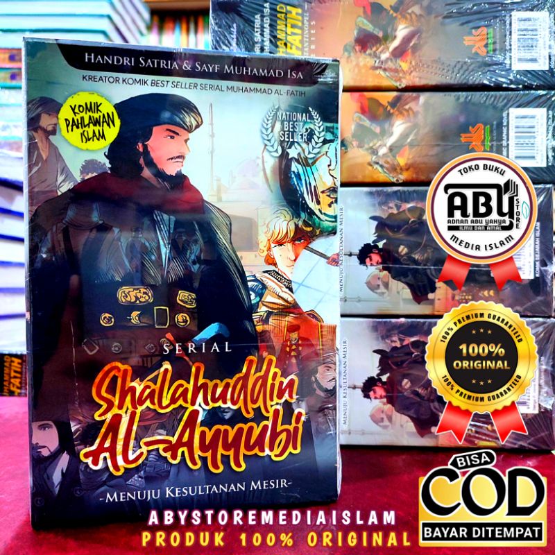 Jual 1 Set Paket Komik Shalahuddin Al-Ayyubi Jilid 1 Sampai Jilid 6 ...