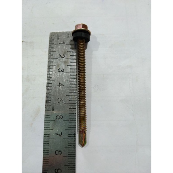 Jual Baut roofing panjang 7cm/baut baja ringan | Shopee Indonesia