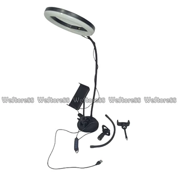 Lampu Ring Light Dimmable Zoom Live Streaming Portbale 8inch WEO YU05