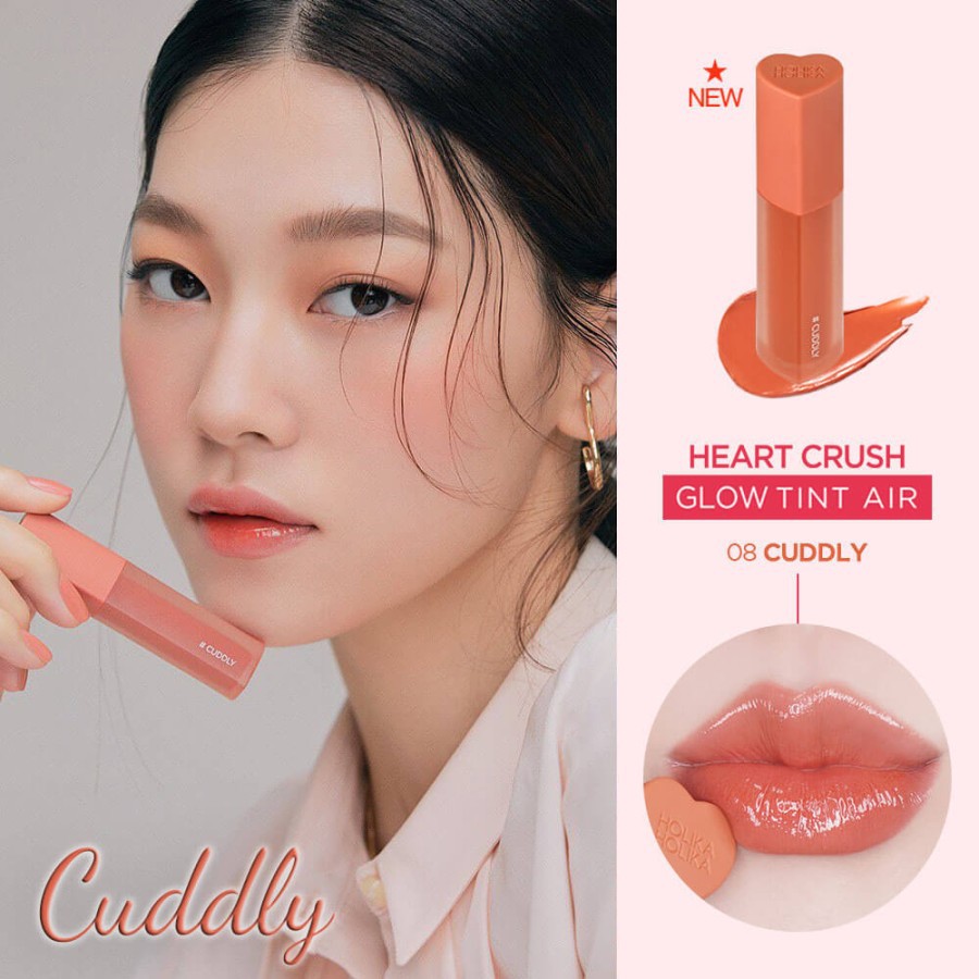 Jual Holika Holika Heart Crush Glow Tint Air Glossy Lip Tint Shopee